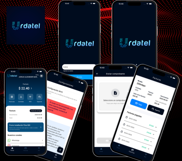Urdatel App - Projeto desenvolvido por Rodrigo Castro